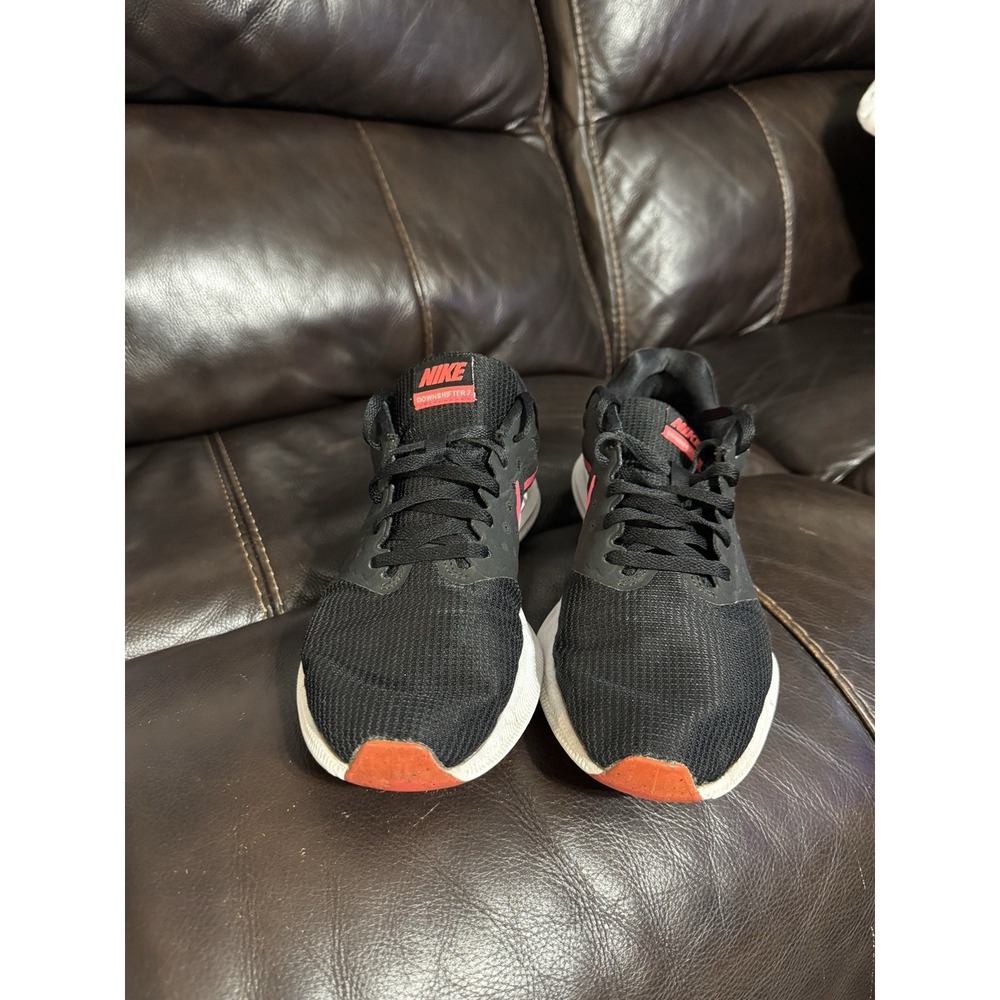 Nike Downshifter 7 Womens Black Pink Athletic Shoes Sneakers 852466 008 Size 10